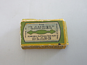 Laurel Razor Blade Sample Box Of 4 Made For Laurel Ladies Boudoir