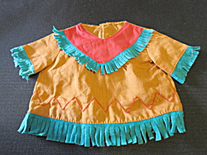 Vintage Indian Doll Shirt Or Dress Hand Made No Tag