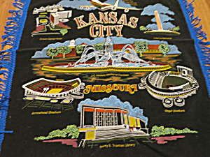 Vintage Kansas City Missouri Souvenir Pillow Cover