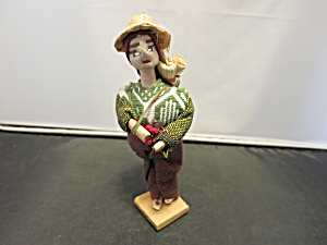 Vintage Cloth And Paper Guatemala Doll