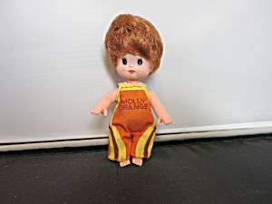 Jointed Baby Doll Molly Orange 3 1/2 Inch