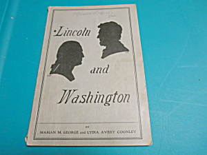 Lincoln And Washington Plan Book 1899