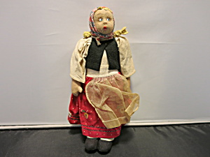 Karavan Cloth Doll Italy Antique 8 Inch