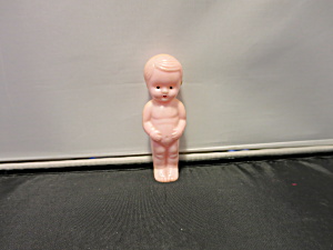 Hard Plastic Doll House Doll Fixed Legs 1960s