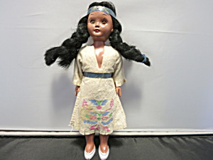 Indian Maiden Doll Original Hard Plastic 7 Inch 1960