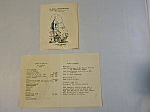 St. Stephen's Methodist Church Bulletin New York 1941