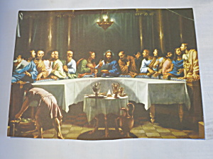 Last Supper Ideal Publishing Lithograph Book Print 1950