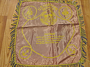 U.s. Maritime Service Mother Pillow Cover 1940s