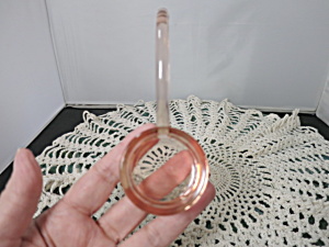 Vintage Molly Imperial Glass Pink Glass Mayonnaise Ladle