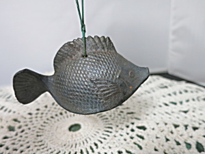 Vintage Cast Iron Fish Wind Chime Small