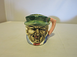 Vintage Toby Mug Cup Japan Black European Toothpick Holder