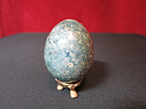 Antique Polished Gemstone Egg Hand Turned Hand Polished