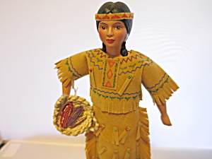 Avon Porcelain Indian Doll Collectable 1991 Tasime
