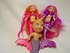 Mattel Disney Mermaid Dolls Set Of 3