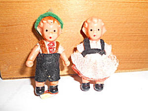 Miniature Doll Pair Germany