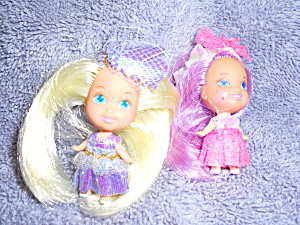 Liddle Kiddles Type Dolls Pair 1994