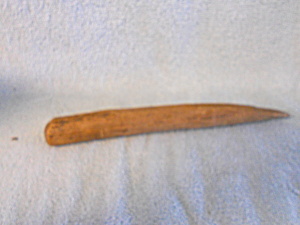 Hand Carved Wooden Peg