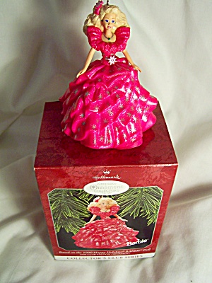 Barbie Happy Holidays Hallmark Ornament 1998