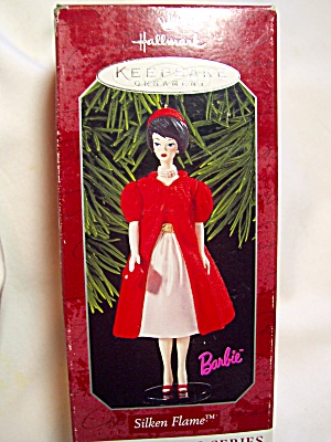 Barbie Silken Flame Ornament 1996 Hallmark