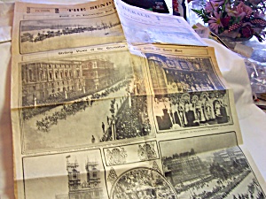 Newspaper 1911 Sunday Herald Queen Mary