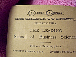 College Of Commerce Business Sciences Booklet