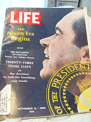 Life Magazine Nixon Era November 15 1968