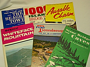 Travel Brochures Lot 6, 1960's