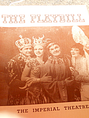 Imperial Theater Playbill, 1940