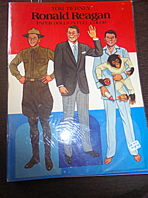 Ronald Reagan Paper Dolls Book Set,1984