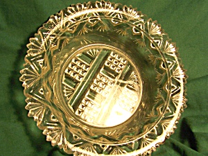 Pressed Patterned Glass Bowl Elaborate