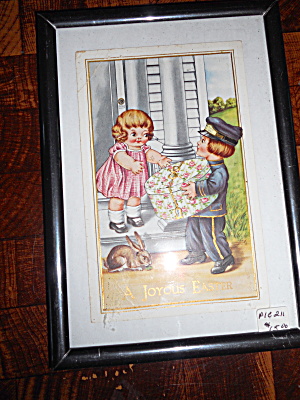 Dolly And Billy Dingle Framed Easter Card