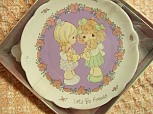 Precious Moments Display Plate With Box 1991