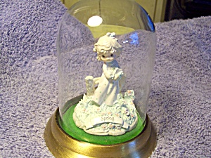 Precious Moments Figurine Spring With Dome