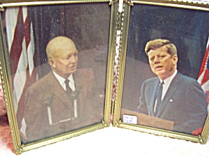 Eisenhower And John F Kennedy Framed Pictures