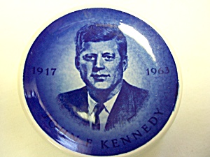 John F Kennedy Royal Copenhagen Plate 3 Inch