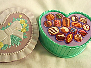 Polly Pocket Type Heart Compact Babies Kenner