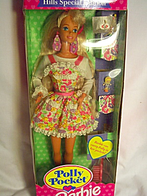 Polly Pocket Barbie Doll 1994 Mattel 12412