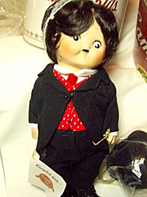 Charlie Chaplin Campbells Soup Porcelain Doll