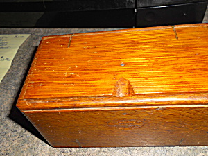 Sewing Machine Attachment Wooden Folding Box
