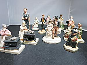 Vintage Sebastian Miniature Figurines Lot Of 12