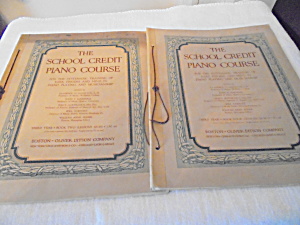 The School Credit Piano Course Book Pair 1958