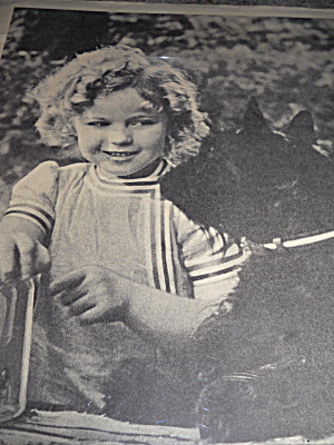 Shirley Temple With Scottie Dog Picture