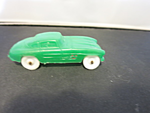 Vintage Auburn Rubber Green Racer Car