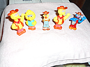 Sesame Street Figures Set Of 5
