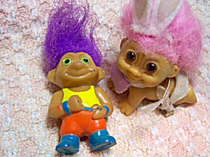 Soma Boy Troll And Baby Troll Lot Of Two