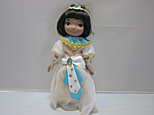 Vintage Porcelain African American Princess Doll With Tiara 7 1/2