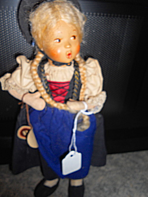Baitz Doll Austria 9 Inch Whistling 1955