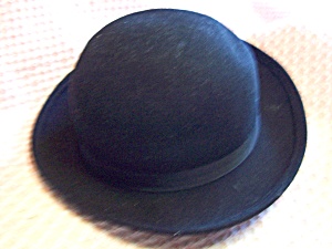 Vintage Bollman Black Felt Hat