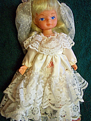 Vintage Bride Doll Original Vinyl 8 Inch