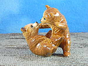 Goebel Porcelain Playing Bear Cubs